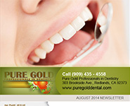 Dentist Redlands - Newsletter August 2014 link