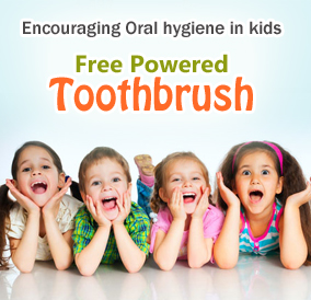 New Patient Specials Garland - Free powered Toothbrush for Children 