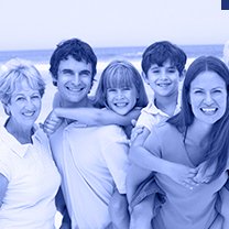 Family smile